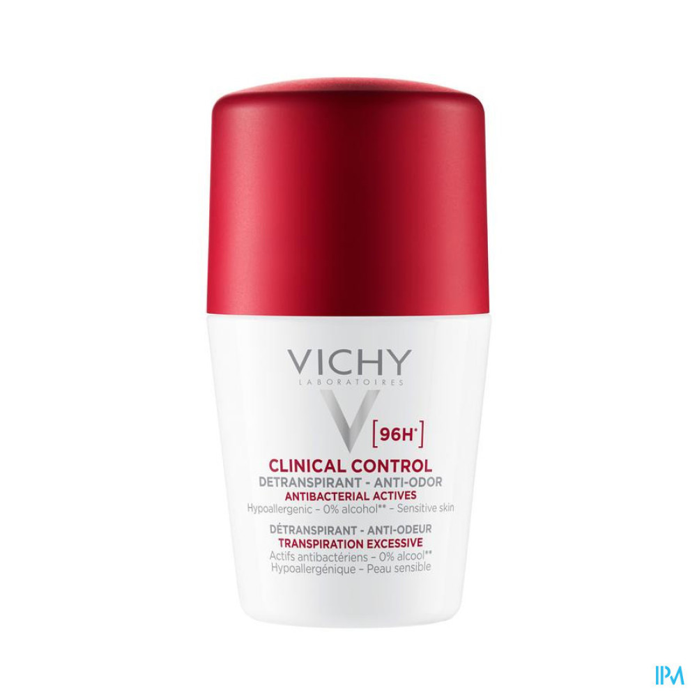 Vichy Deo Detranspirant Clinical Control 96u - Roller 50ml online kopen ...