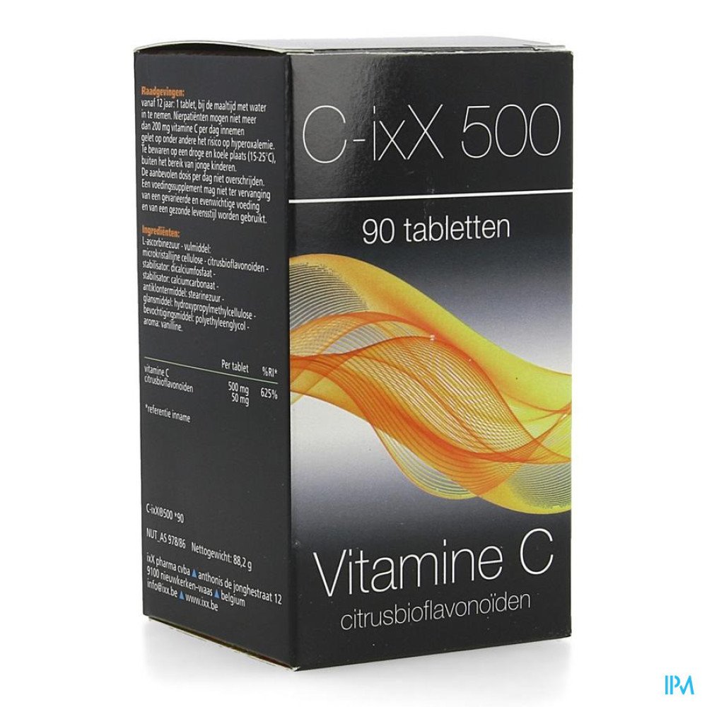 IxX Pharma C-ixX 500 (90 Tabletten) Online Kopen Of Afhalen In Aarschot ...