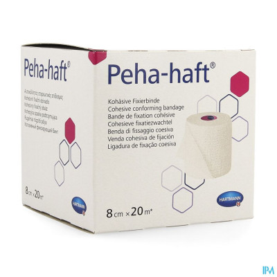 Peha-haft® Latexvrij 8cmx20m (1 rol)