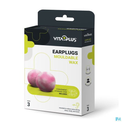 Pharmex Oordopjes Kneedbare Was Vitaplus 3x2