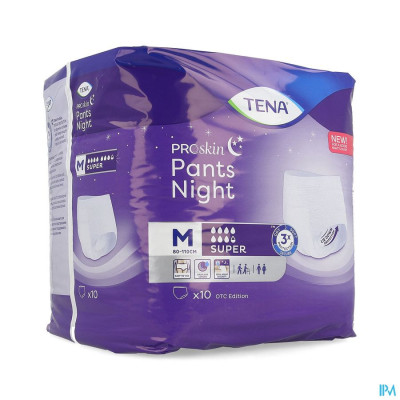 Tena Proskin Pants Night Super Medium 10