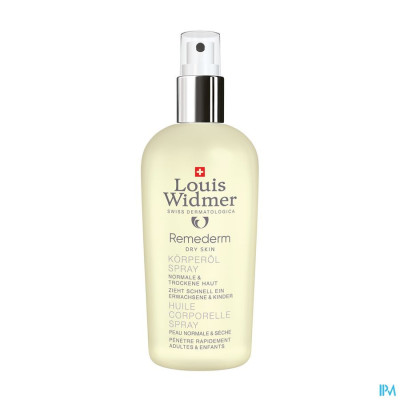 Louis Widmer - Remederm Dry Skin Lichaamsolie Spray (licht parfum) - 150ml