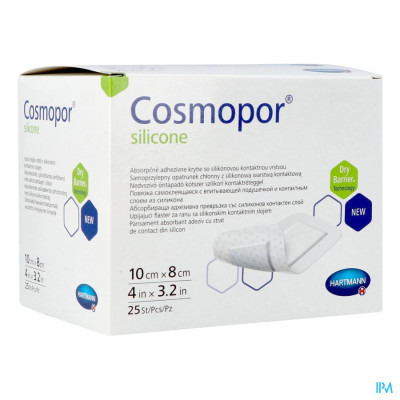 Cosmopor® Silicone 10x8 cm (25 stuks)