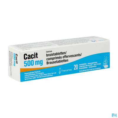 Cacit 500 Tabl Efferv. Tube 20x500mg