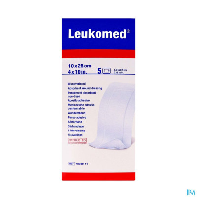 Leukomed Verband Steriel 10,0cmx25cm 5 7238011