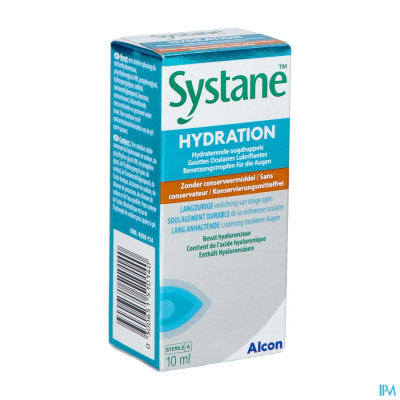 Systane Hydration Hydraterende Oogdruppels zonder Conserveermiddel (10ml)