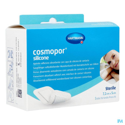 Cosmopor® Silicone Selfcare 7,2x5cm (5 stuks)