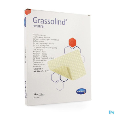 Grassolind® 10x10cm Steriel (10 stuks)