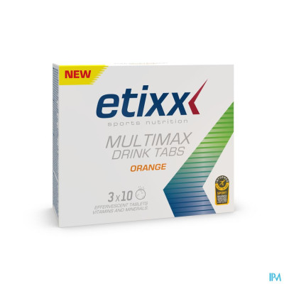 Etixx Multimax Drink Tabs Orange (30 bruistabletten)