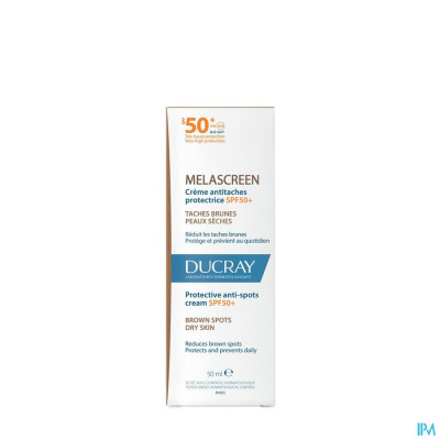 Ducray Melascreen Crème Anti-Pigmentvlekken Ip50+ (50ml)