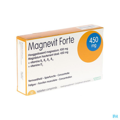 Magnevit Forte 450 mg (30 tabletten)