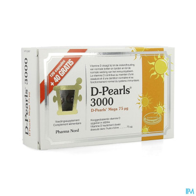 Pharma Nord D-Pearls 3000 (120 capsules + 40 gratis)