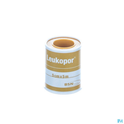 Leukopor Fourreau Sparadrap 5,00cmx5,0m 1 0247400