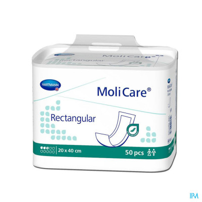 MoliCare® Rectangular 3 drops 20x40 (50 stuks)