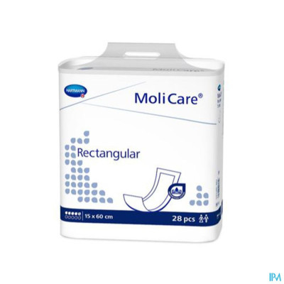 MoliCare® Rectangular 5 drops 15x60 (28 stuks)