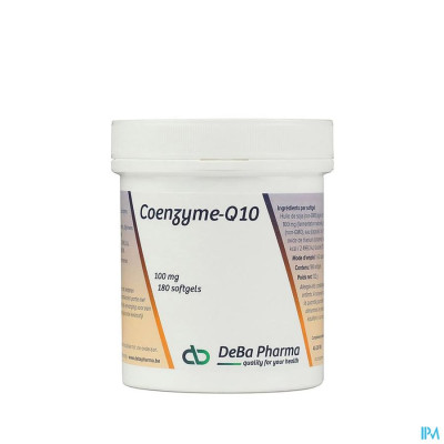 Q10 100mg Softgels 180 Deba