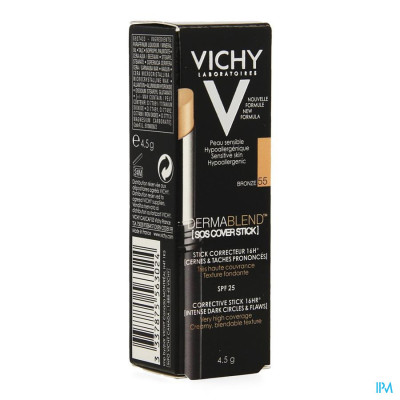 Vichy Dermablend Fond de Teint SOS Cover Stick 55 14u 4,5g