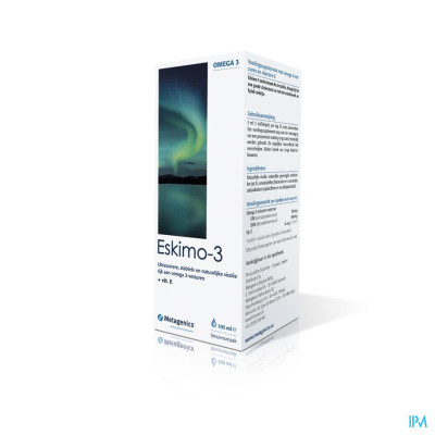 Eskimo-3 Limoen 105ml 175 Metagenics