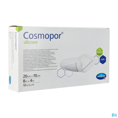 Cosmopor® Silicone 20x10cm (10 stuks)