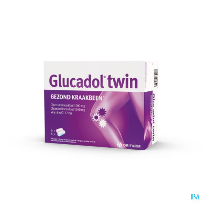 Glucadol Twin Gezond Kraakbeen (2x 84 tabletten)