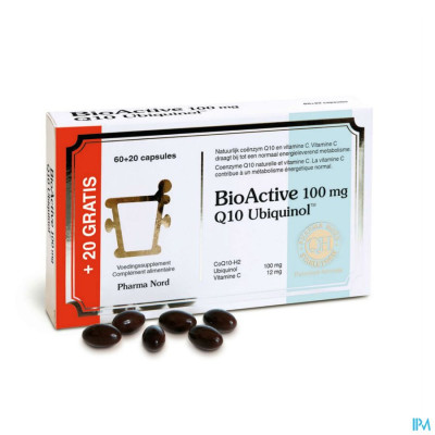 Pharma Nord BioActive Q10 100mg (60 capsules + 20 gratis)