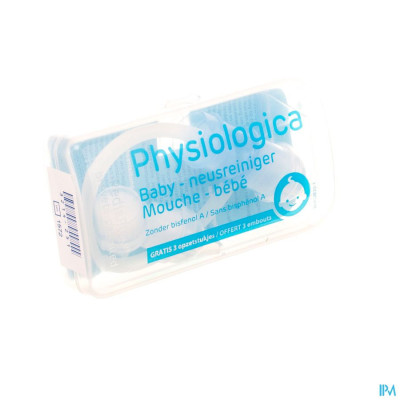 Physiologica Baby Neusreiniger Blauw+3 Opzetzukjes