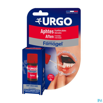 Urgo Aften Mondwondjes Fruitsmaak Filmogel 6ml