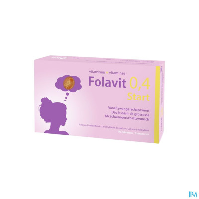 Folavit 0,4 Start (90 tabletten)