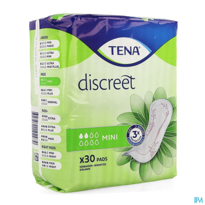 Tena Discreet Mini 30