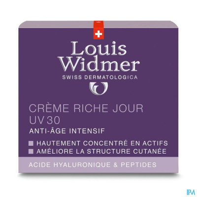 Louis Widmer - Intensief Anti-Ageing Rijke Dagcrème UV30 (licht parfum) - 50ml