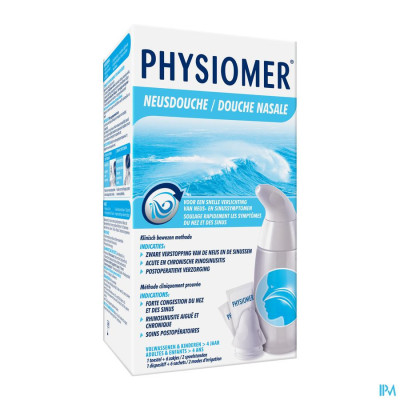 Physiomer Neusdouche + Zeezout Zakje 6