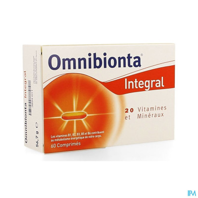 Omnibionta® Integral 20 Vitamines & Mineralen (60 tabletten)