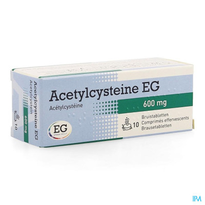 Acetylcysteine EG 600mg Bruistabl 10x600mg