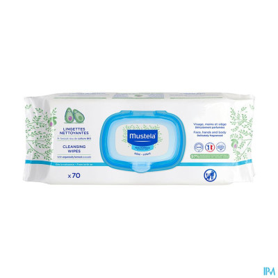 Mustela Baby Doekjes Huidverzachtend (70 stuks)