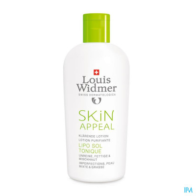 Louis Widmer - Skin Appeal Lipo Sol Tonic (zonder parfum) - 150 ml