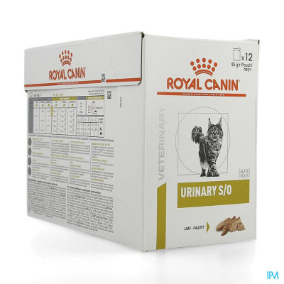 Royal Canin Cat Urinary S/o Loaf Wet 12x85g