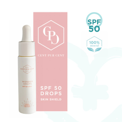 Cent Pur Cent - SPF50 Drops Skin Shield Serum (75ml)