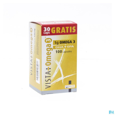 VISTA-Omega 3 Caps 70+30 Gratis Promo