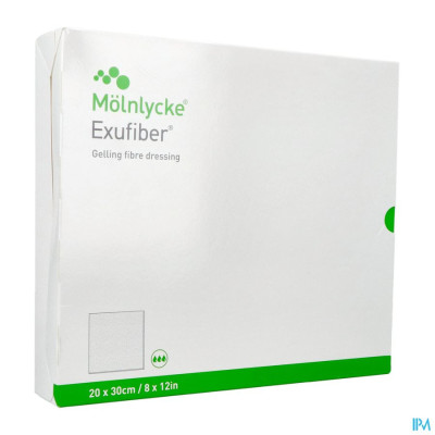 Molnlycke® Exufiber Gelling Fibre Dressing Ster 20 X 30cm 5