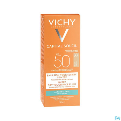 Vichy Capital Soleil BB Émulsion Toucher Sec SPF50 50ml