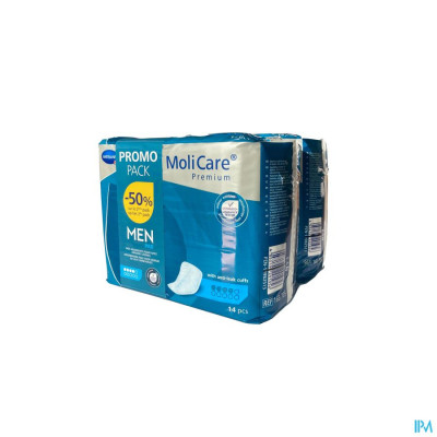 MoliCare® Premium MEN pad 4 drops (2x14 Promopack)