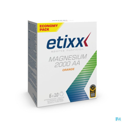 Etixx Magnesium 2000 AA (60 bruistabletten)