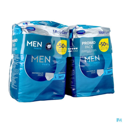 MoliCare® Premium MENpants 7 Drops L (2x7 Promopack)