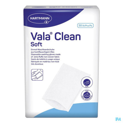 ValaClean Soft Washandjes voor eenmalig gebruik (50 stuks)