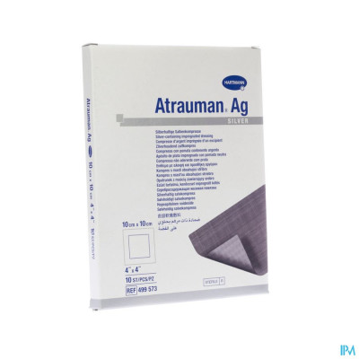 Atrauman® Ag 10x10cm Steriel (10 stuks)