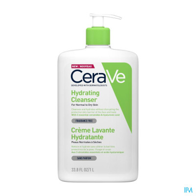 CeraVe Hydraterende Reinigingscrème 1000 ml