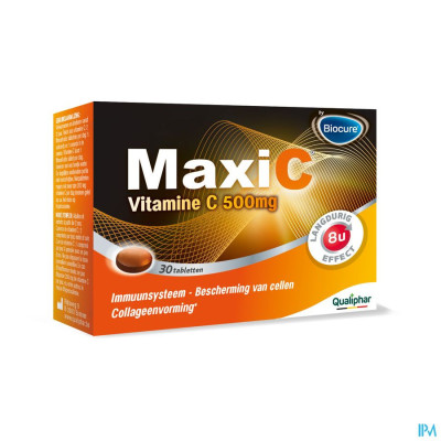 Maxi C Vitamine C 500 mg 30 tabletten