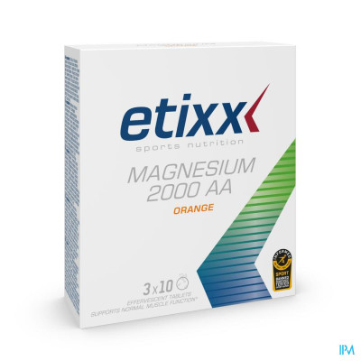 Etixx Magnesium 2000 AA (30 bruistabletten)