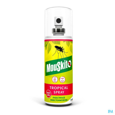 Mouskito Tropical Spray Tropische gebieden 50% DEET (100ml)