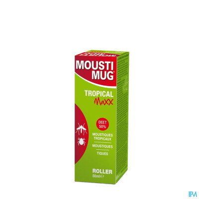 Moustimug Tropical Roller Maxx 50% Deet (50ml)